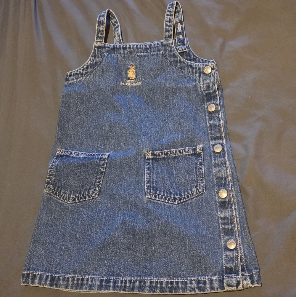 Ralph Lauren Denim Overall Dress